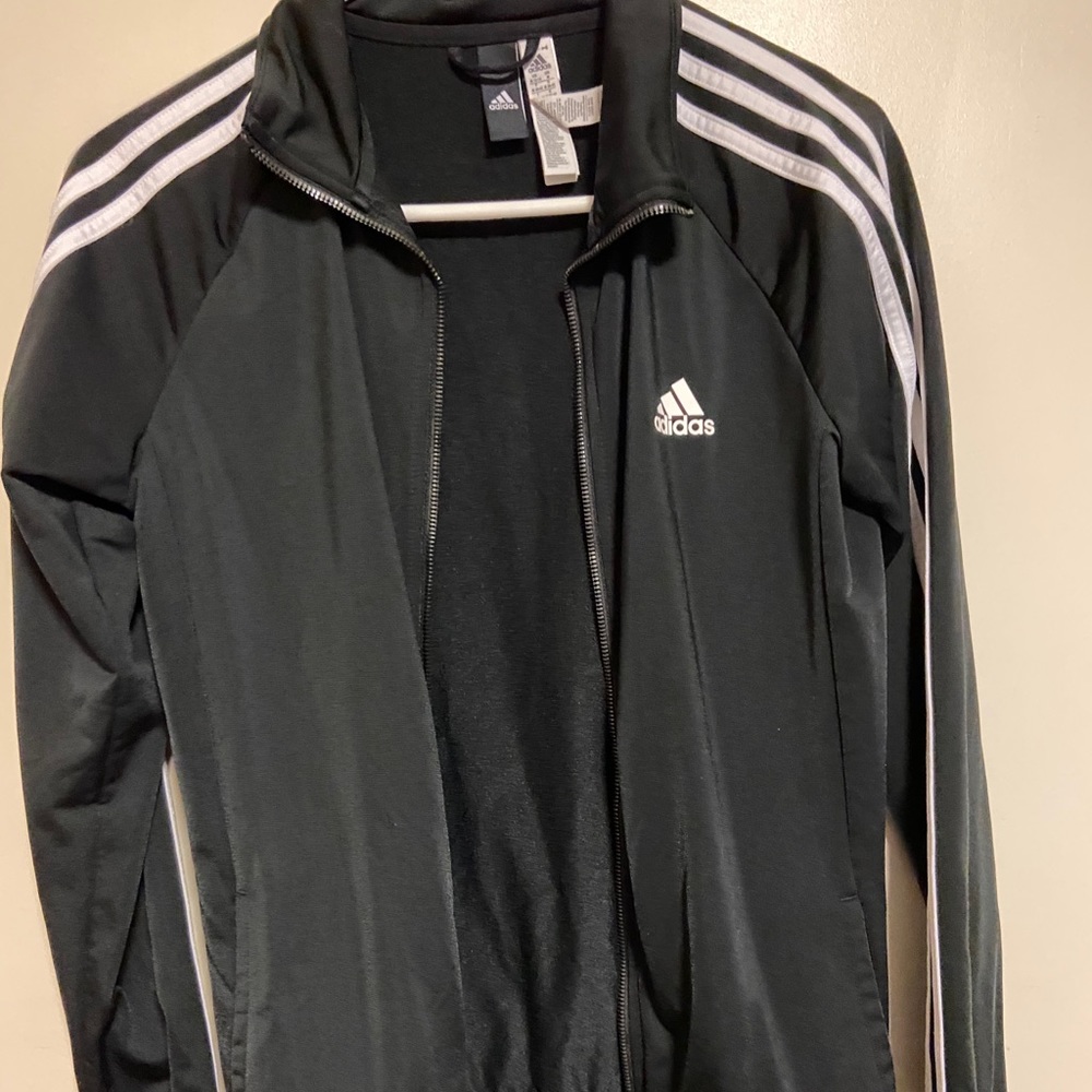 Famous Adidas three stripe jacket